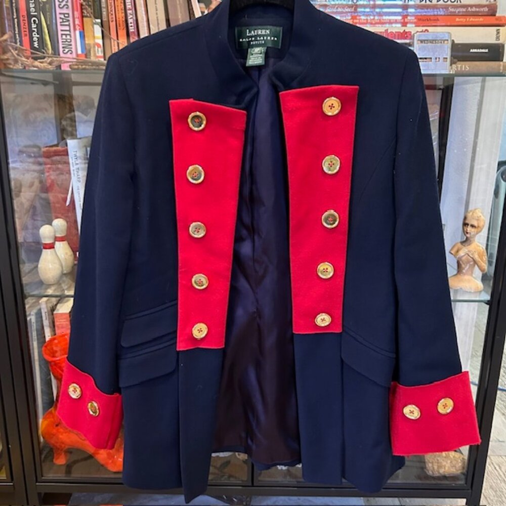Lauren Ralph Lauren Military wool Jacket Blazer 6P